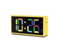 Despertador - HAMA - Ibiza - Pantalla Multicolor - Carga USB - Amarillo