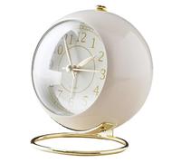 Despertador para Dormitorio - Reloj despertador ruidoso de estilo europeo retro con luz nocturna | Reloj básico sencillo con pilas para personas que duermen profundamente, niños, ancianos, oficina en