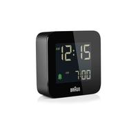 Despertador Radio Controlado - BRAUN - BC08 - Negro - LCD - Función Snooze - Retroiluminación