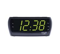 Despertador radio, reloj despertador con pantalla grande y brillo ajustable