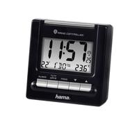 Despertador radiocontrolado - HAMA - RC200 - Negro - Reloj integrado - Tuner de radio - Radio-despertador