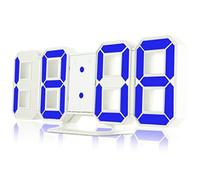 despertador, Reloj de mesa LED 3D, reloj pared moderno, relojes digitales