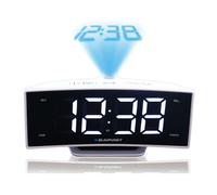 Despertador Reloj Proyección de Hora Base de Carga USB FM Digital Alarma Snooze