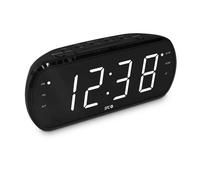Radio despertador SPC Frodi View Pantalla LED XL 1,8" Doble Alarma FM Negro