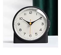 Despertadores silenciosos junto a la cama, pequeño reloj de escritorio digital, reloj despertador de 4 pulgadas, reloj pequeño súper silencioso que no hace tictac con luz nocturna, funciona con pilas,