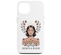 Despertar Bloom Mujer Rayos Florales Meditar Femenino Carcasa para iPhone 13