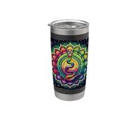 Despertar Kundalini y Flujo de Energía Chakra Vaso térmico de acero inoxidable de doble pared