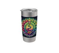 Despertar Kundalini y Flujo de Energía Chakra Vaso térmico de acero inoxidable de doble pared