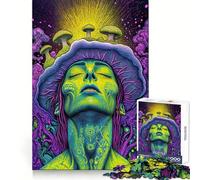 Despertar Psicodélico - Un Rompecabezas Surrealista de Fusión de Hongos para Adolescentes 1000 Piezas Juguete de Lógica Divertido y Calma Bordes Lisos Regalo de Cumpleaños 38x52cm