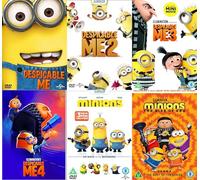 Despicable Me 1-4 & Minions 1-2 DVD Collection - Despicable Me / Despicable Me 2 / Despicable Me 3 / Despicable Me 4 / Minions / Minions The Rise Of Gru DVD