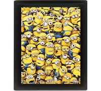 Despicable Me 3D Enmarcado (10 x 8 Muchos Minions Póster, Multicolor