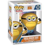 DESPICABLE ME 4 Mega Minion Dave 3.75" Funko POP Figura De Vinilo 1553