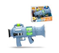 DESPICABLE ME 4 - Minion Ultimate Fart Blaster, Pistola de la Película Mi Villano Favorito, 12 Efectos de Luz y Sonidos de Pedos, Efecto de Humo, Funciona con 4 Pilas AAA, Famosa (MN406000)