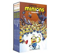 Despicable Me Minions Banana Series Volumen 1 - 4 Caja de colección de libros de novelas gráficas