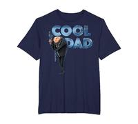 Despicable Me Minions GRU Cool Dad Camiseta, Hombre Tallas Grandes, Azul Marino, 5X Alto