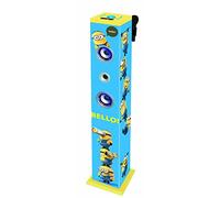 LEXIBOOK, Mi Villano Favorito Minions, Torre de luz y Sonido Bluetooth, 2 x 20 vatios Musicales, Cambio de Voz, Toma AUX IN, K8050DES