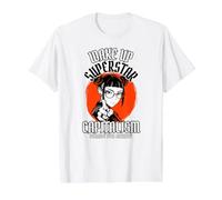 Despierta El capitalismo Exige tu Resistencia al Sacrificio del Arte Camiseta gráfica económica, Hombre, Blanco, L