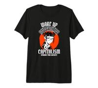 Despierta El capitalismo Exige tu Resistencia al Sacrificio del Arte Camiseta Premium