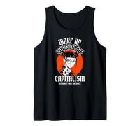 Despierta El capitalismo Exige tu Resistencia al Sacrificio del Arte Camiseta sin Mangas