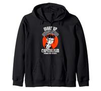 Despierta El capitalismo Exige tu Resistencia al Sacrificio del Arte Sudadera con Capucha