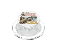 Despierta en el Lago: Decoración de Aventura Exterior PopSockets PopGrip para MagSafe