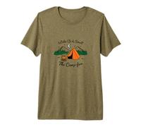 Despierta y huele la fogata Camiseta Premium