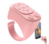Desplazador de página inalámbrico, control remoto, desplazamiento de control remoto, anillo de botón de desplazamiento recargable, control remoto de grabación de video portátil para teléfonos y