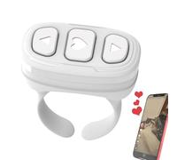 Desplazamiento de dedo inalámbrico | Torneador de página de anillo inalámbrico - Clicker de vuelta de página en forma de anillo para el hogar, los viajes, el coche, el camping y la escuela