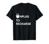 DESPLAZAR para RECARGAR - Positive Tech Yoga Holistic Detox Peace Camiseta