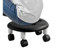 Desplazarse hacia arriba taburete | Asiento giratorio | Sillón ergonómico giratorio 360 grados de rodadura para Spadure House Bureau Estética Taller Atelier Masaje Compacto Sostenible Cómodo Compacto