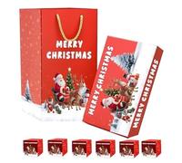 desplegable de Navidad, rebote de dinero plegable, de regalo de tamaño compacto para eventos navideños, material reutilizable para recuerdos de efectivo, soporte festivo para celebraciones