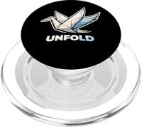 Desplegar grúa de Origami gráfico Moderno Mascota PopSockets PopGrip para MagSafe
