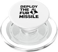 Despliega el misil Malinois Maligator Divertido PopSockets PopGrip para MagSafe