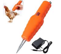 Desplumador eléctrico de pollo, máquina portátil de plumas de aves de corral con interruptor de un solo toque, impermeable y no conductor, para desplumar pollo, pavo, codorniz, pato, ganso