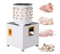 Desplumadora de Pollo, Desplumadora de Pollo de Acero Inoxidable, Desplumadora de Aves Pequeñas, Desplumadora de Pollo Automática, Ideal para Pollo, Ave, Pato, Pavo, Codorniz