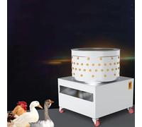 Desplumadora de pollos, desplumadora de aves con ruedas, máquina comercial/doméstica de 50 L para desplumar aves, patos, codornices y palomas. Eliminación rápida de plumas