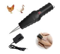 Desplumadora Eléctrica Portátil,Máquina para Quitar Plumas de Aves Acero Inoxidable Eléctrico Rápido Pollo Plucker Resistente al Agua Para Pollos, Patos, Gansos, Codornices y Uso Doméstico