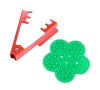 Despojadora de Rosas de Metal y Silicona, Kit Profesional | Quita Espinas y Hojas, Muelle de Resorte, para Tallos de Planta, Uso en Ramilletes DIY y Floristerías Color Aleatorio