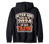 Después de Que Dios me creó en 2024, Fiesta de cumpleaños para Hombres de He Said Tada Sudadera con Capucha