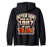 Después de Que Dios me hiciera en 1987, Fiesta de cumpleaños para Hombre de He Said Tada Sudadera con Capucha