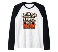 Después de Que Dios me hiciera en 1992, Fiesta de cumpleaños para Hombre de He Said Tada Camiseta Manga Raglan
