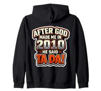 Después de Que Dios me hiciera en 2010, Fiesta de cumpleaños para Hombre de He Said Tada Sudadera con Capucha