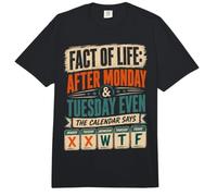 Después del Lunes Martes, Incluso el Calendario Dice Que WTF es Divertido Comfort Colors Adult Heavyweight T-Shirt