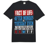 Después del Lunes Martes, Incluso el Calendario Dice Que WTF es Divertido Comfort Colors Adult Heavyweight T-Shirt