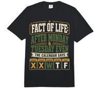 Después del Lunes Martes, Incluso el Calendario Dice Que WTF es Divertido Comfort Colors Adult Heavyweight T-Shirt