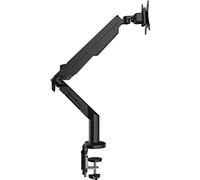 Desq® Brazo para Monitor con Resorte de Gas 1720.09 - Longitud 62 cm, Pantallas 17/36 Pulgadas 3-12 kg, rotación del Monitor 360°, Cierre rápido, VESA 75&100 mm, Color Negro