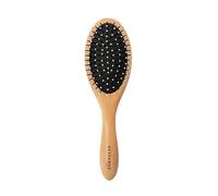 DESSANGE - Cepillo de pelo ovalado de madera y nailon - brillo y suavidad - para cabello normal a grueso