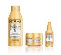 Dessange - Estuche nutri-extrema riqueza - champú nutritivo + máscara capilar + elixir concentrado nutrición - nutre intensamente y reda suavidad - para cabello muy seco, sueco, aburrido
