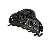 Dessange - Pinza para el pelo negro mate - Diseño original - nido de abeja - Amplia amplitud - Roduste - todo tipo de cabello - Accesorio para el cabello