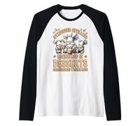 Dessert Baking Gnomes For Women Bakers with Funny Sayings Camiseta Manga Raglan